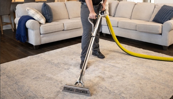Commercial carpet cleaning in a South Florida office