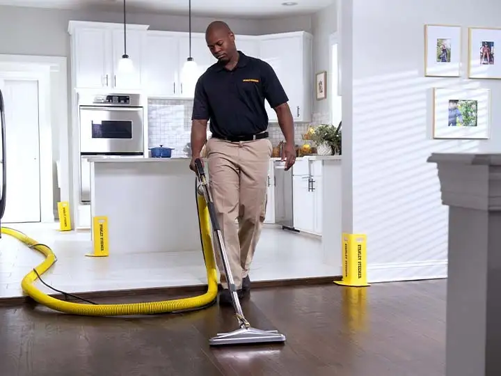 Wood floor cleaning