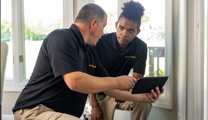 Stanley Steemer mold remediation technicians